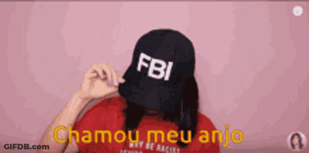 Fbi Black Cap Angel Foquinha Brazilian YouTuber GIF