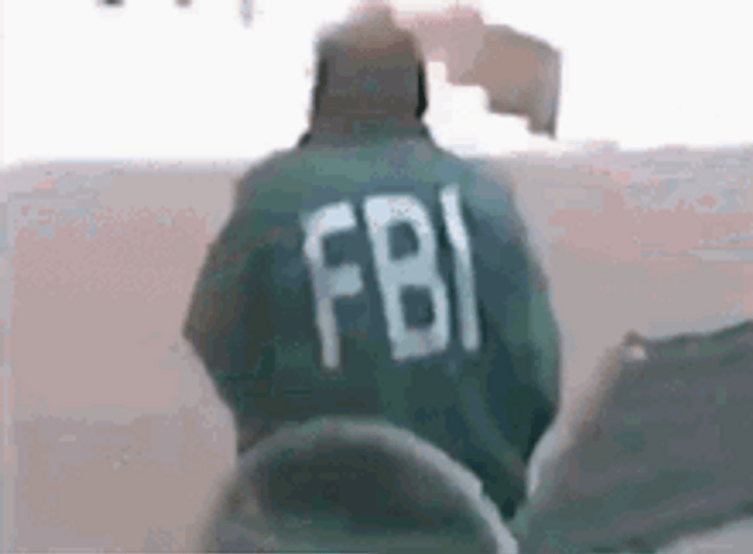 Fbi Green Jacket Old Man Sitting Park Camera GIF