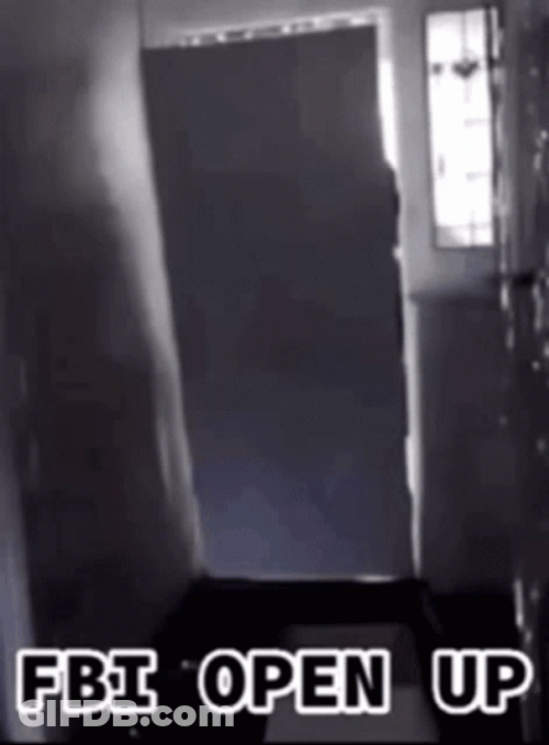 Fbi Open Up Detectives Raiding Suspects GIF
