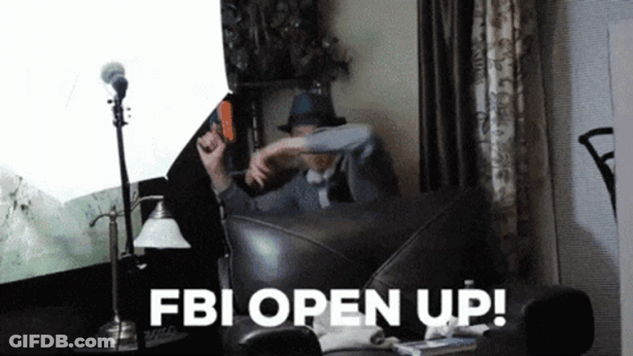 Fbi Open Up Funny Parody GIF