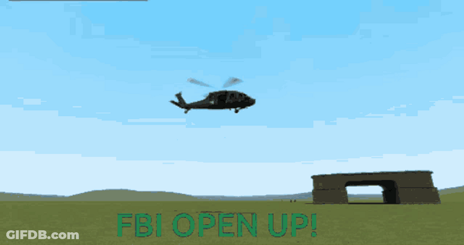 Fbi Open Up Helicopter Payday 2 Video Game GIF