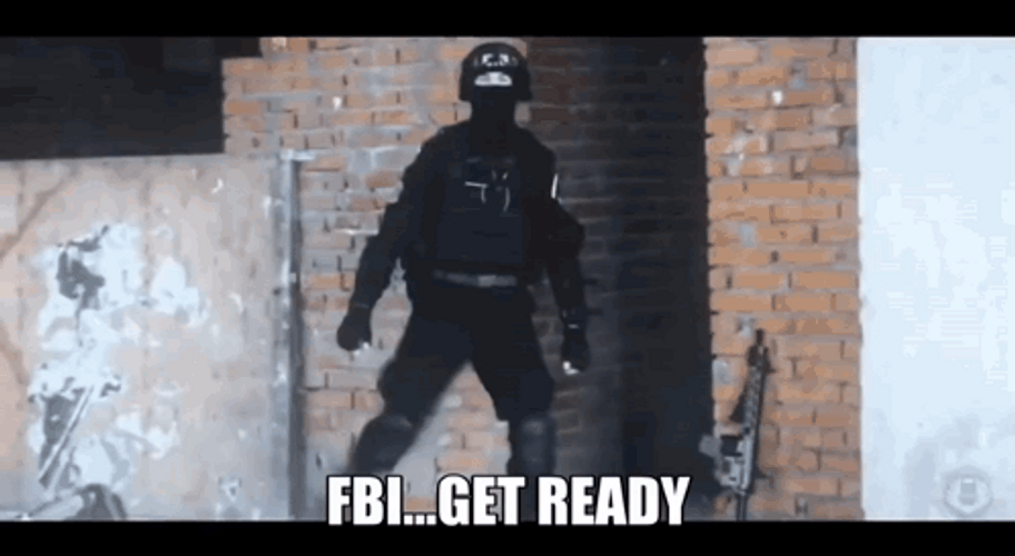 Fbi Open Up Officers Dancing Meme GIF