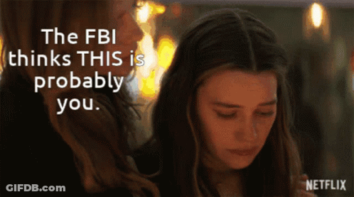 FBI Thinks This Is Probably You With Netflix Logo GIF