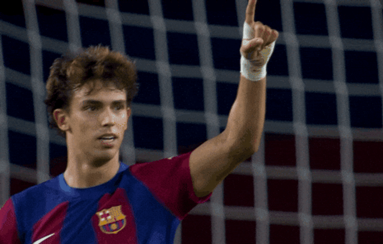 FC Barcelona João Félix Fist Pump GIF