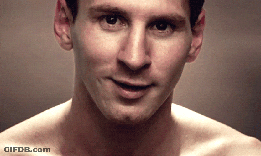 FC Barcelona Lionel Messi Big Smile GIF