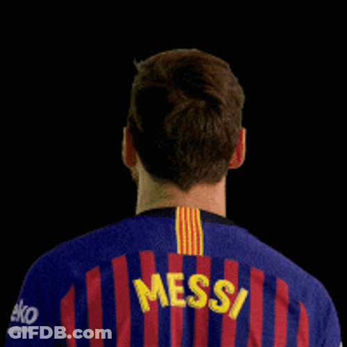 FC Barcelona Star Player Lionel Messi GIF