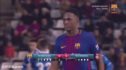 FC Barcelona Vs RCD Español Soccer Game GIF