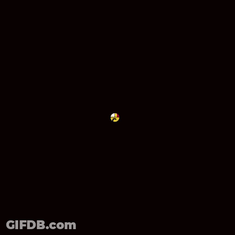 FCB Logo With Soccer Ball GIF