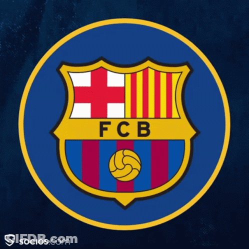 FCB Soccer Team Logo GIF