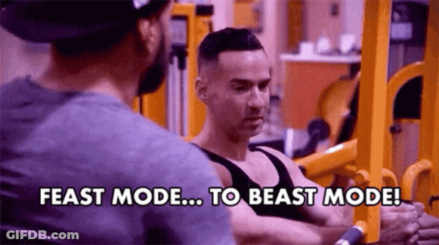 Feast Mode To Beast Mode GIF