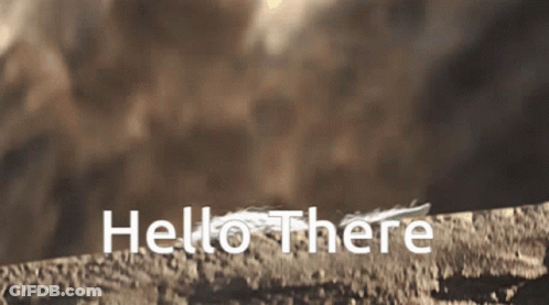 Feather Flying With Hello There GIF