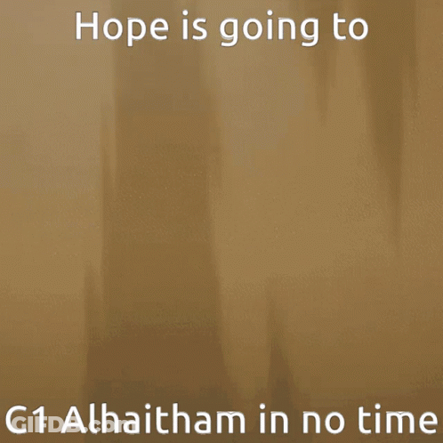 Feather With Hope Is Going To C1 Alhaitham GIF