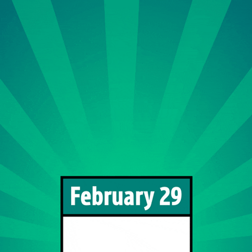 February 29 Happy Leap Day GIF