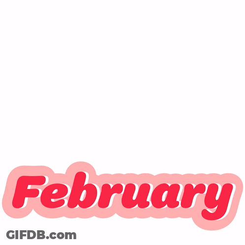 February Word GIF