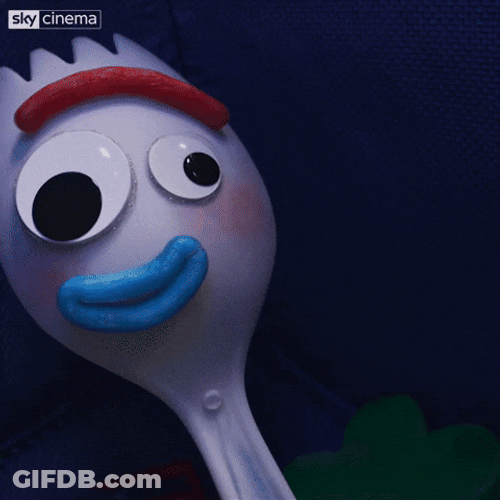Fed Up Forky Toy Story GIF