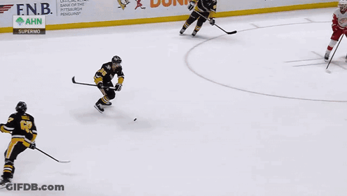 Fedex Is One Of The Sponsors Of The Hockey Rink GIF