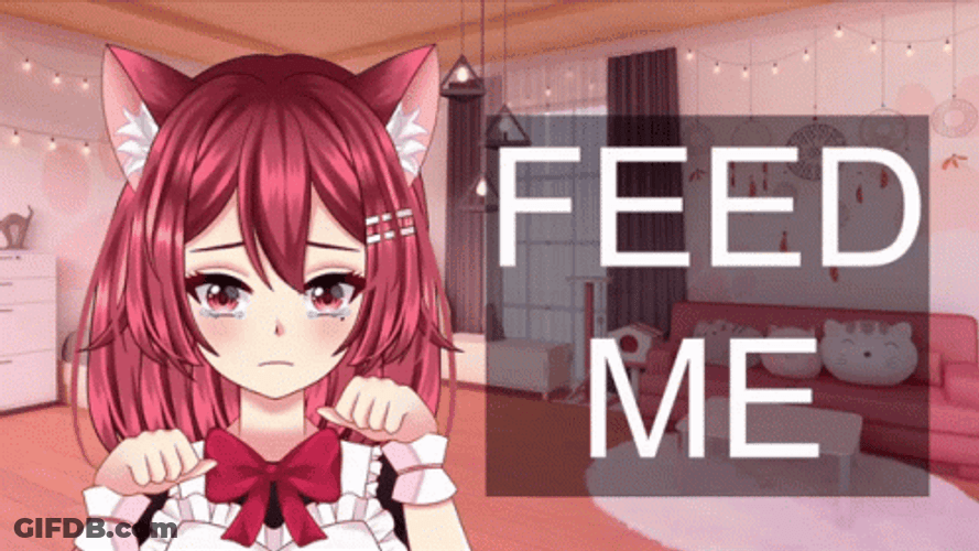 Feed Me Anime Girl GIF