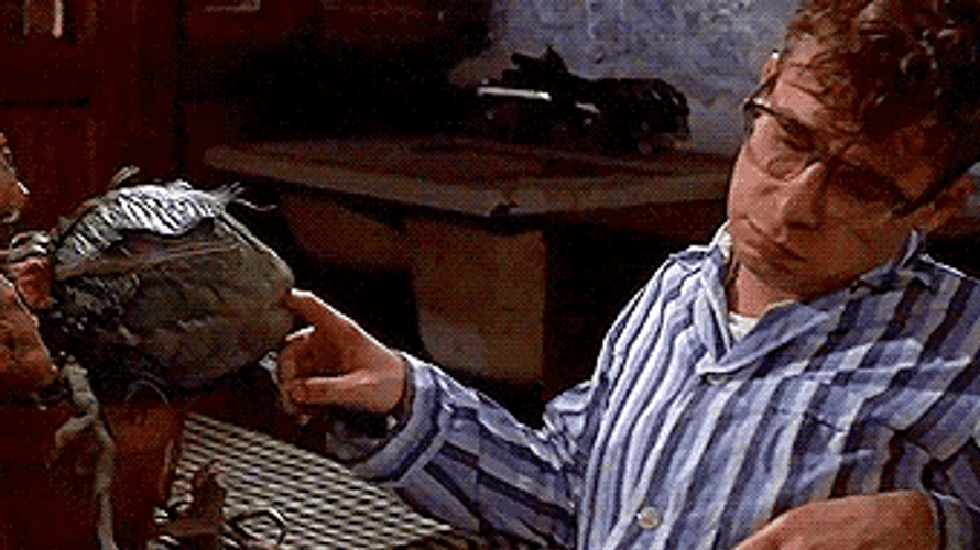 Feed Me Seymour Audrey Plant Eats Finger GIF