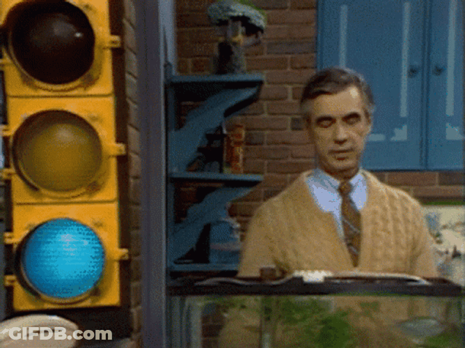 Feed The Fish Mr Rogers GIF