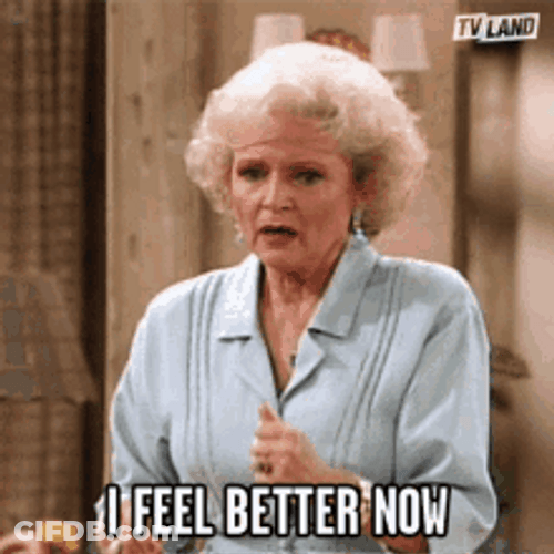 Feel Better Betty White GIF