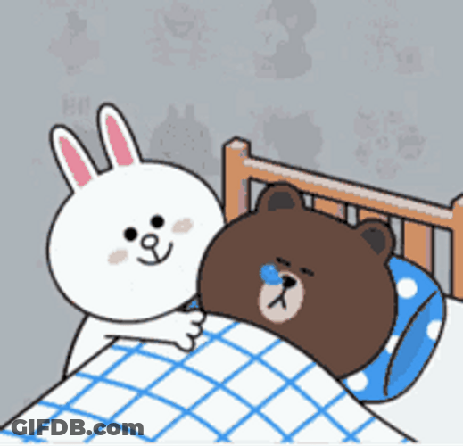Feel Better Cute Bear Kiss GIF