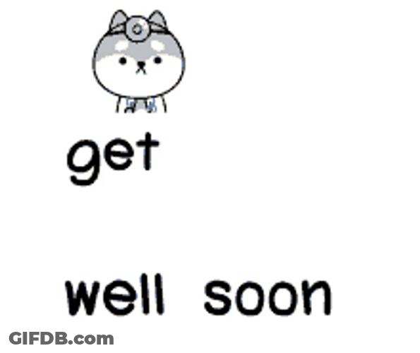 Feel Better Get Well Shiba Pill GIF