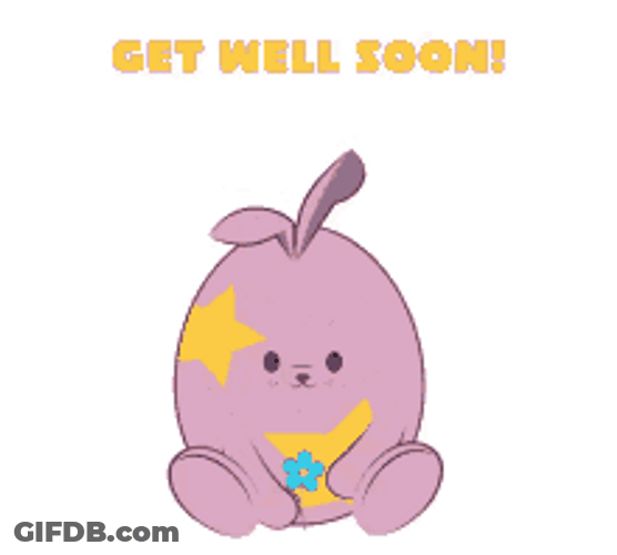 Feel Better Iggies Flower GIF