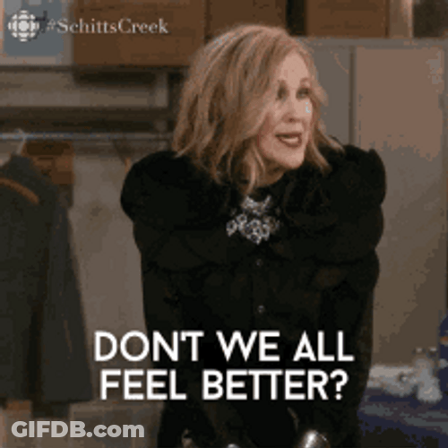 Feel Better Moira Rose GIF