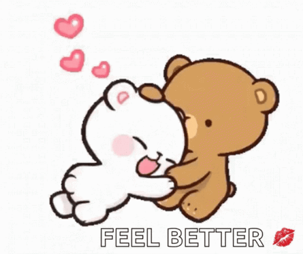 Feel Better Soon Milk Mocha Bear GIF