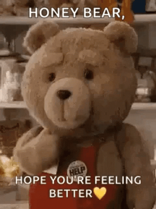 Feel Better Soon Ted GIF