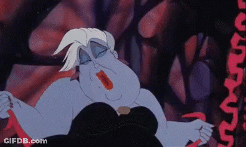 Feel The Moment Ursula GIF