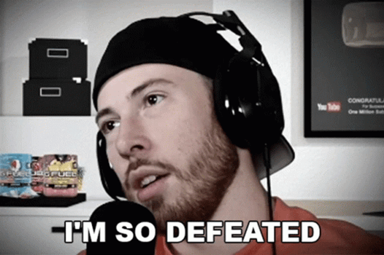 Feeling Defeated Jobless Garrett Internet Personality GIF