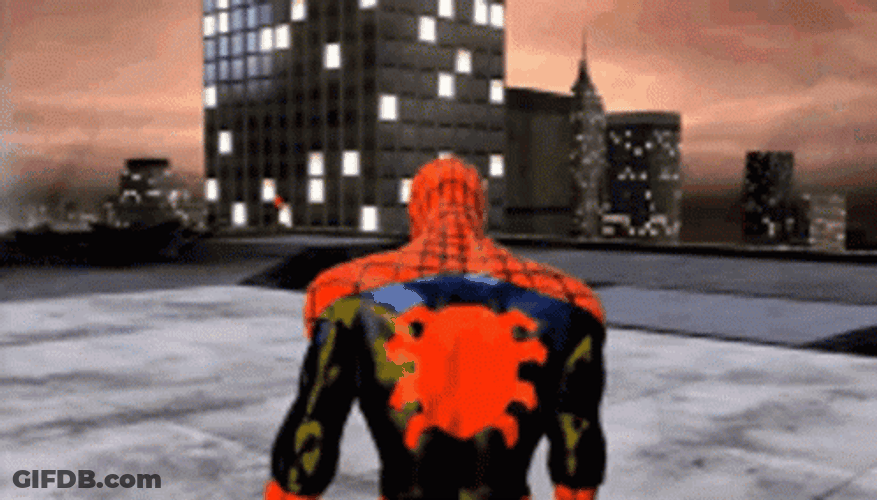 Feeling Defeated Spiderman Walking Head Down GIF