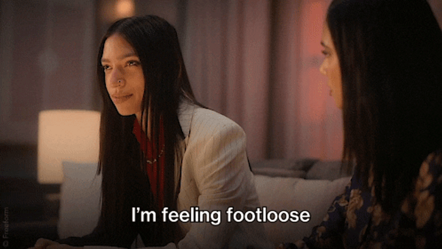 Feeling Footloose And Free Calm Lady GIF
