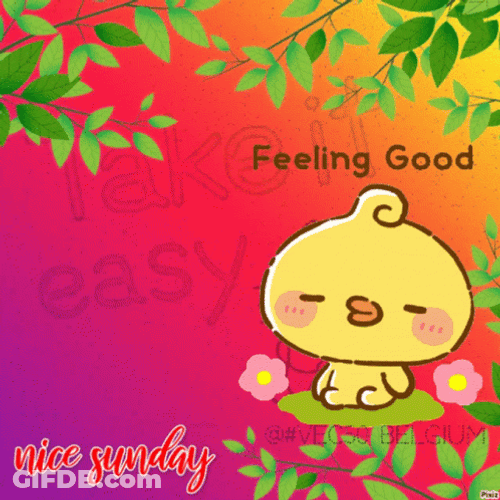 Feeling Good Animated Chick GIF