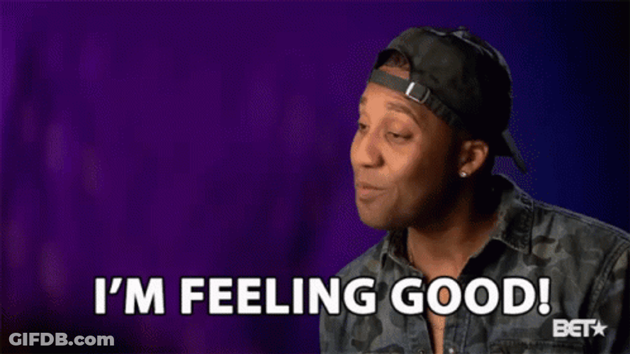 Feeling Good Today Man GIF