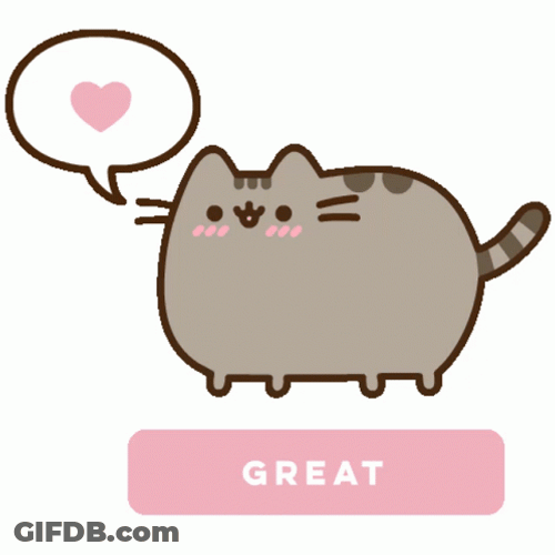 Feeling Great On Pusheen Thanksgiving GIF
