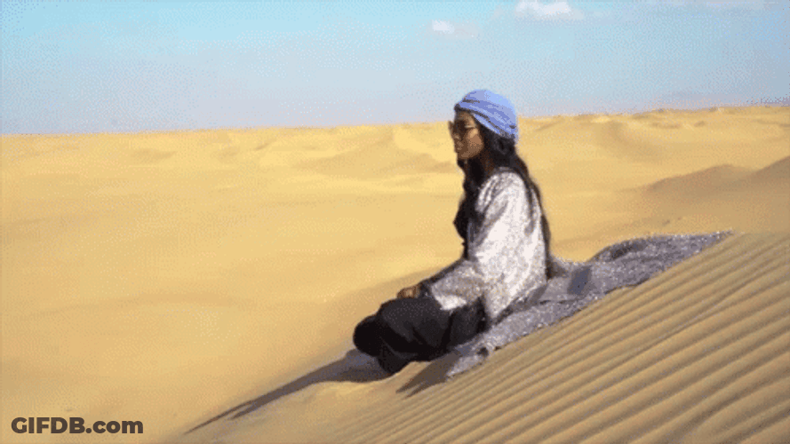 Feeling In In The Desert GIF