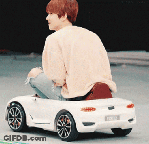 Feeling Like Kid Toy Car Crash GIF
