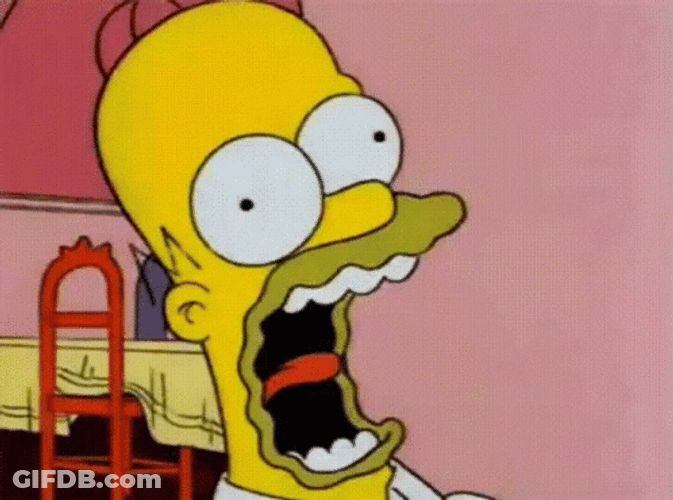 Feeling Of Terror The Simpsons GIF