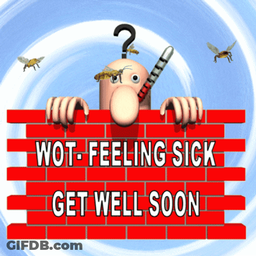 Feeling Sick Hope You Feel Better Soon GIF