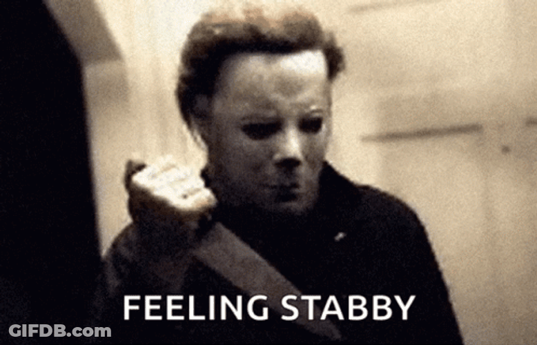 Feeling Stab Stabby GIF