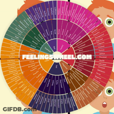 Feelings Wheel With Feelingswheel.com GIF
