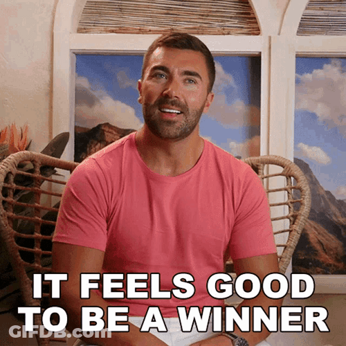 Feels Good Winning James Tindale GIF