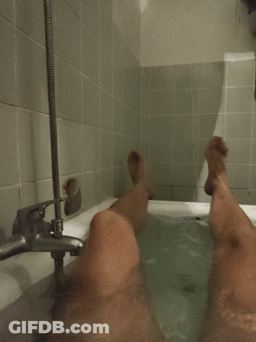 Feet Bath Time GIF