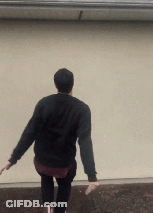 Feet First Backflip GIF
