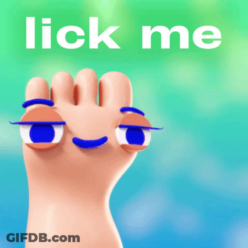Feet Hurt Licking Might Help GIF