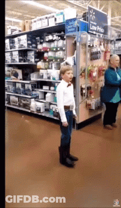 Feet Tapping Walmart Funny GIF