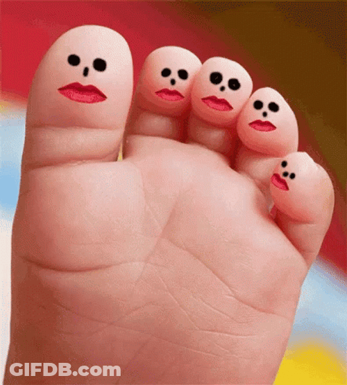Feet With Faces GIF