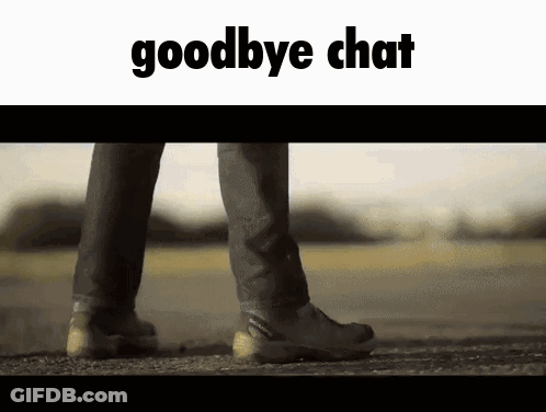 Feet With Goodbye Chat GIF